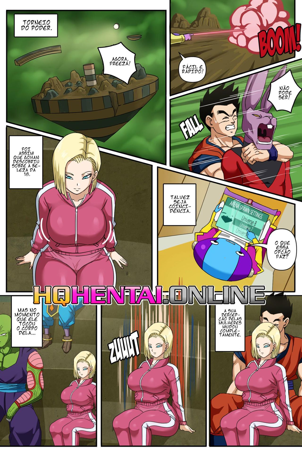 Android 18 And Gohan Part 2 Hentai pt-br 02