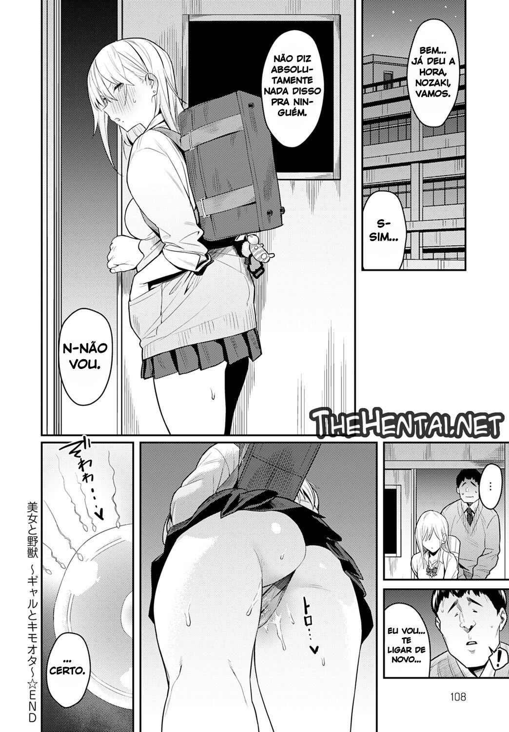 The Beauty And The Beast - The Gyaru And The Disgusting Otaku Hentai pt-br 42