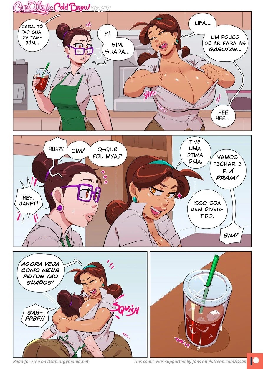 Cup O' Love 8: Cold Brew Hentai pt-br 02