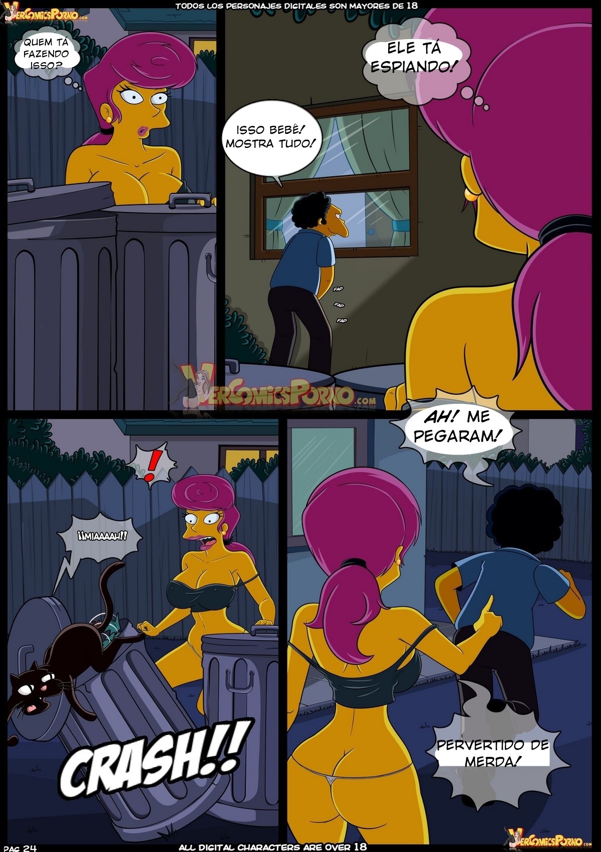 Marge Simpson And Wanda Hentai pt-br 04