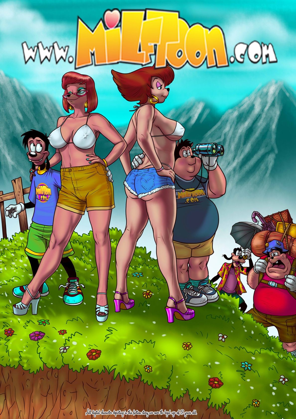 Goofy Vacation Hentai pt-br 02