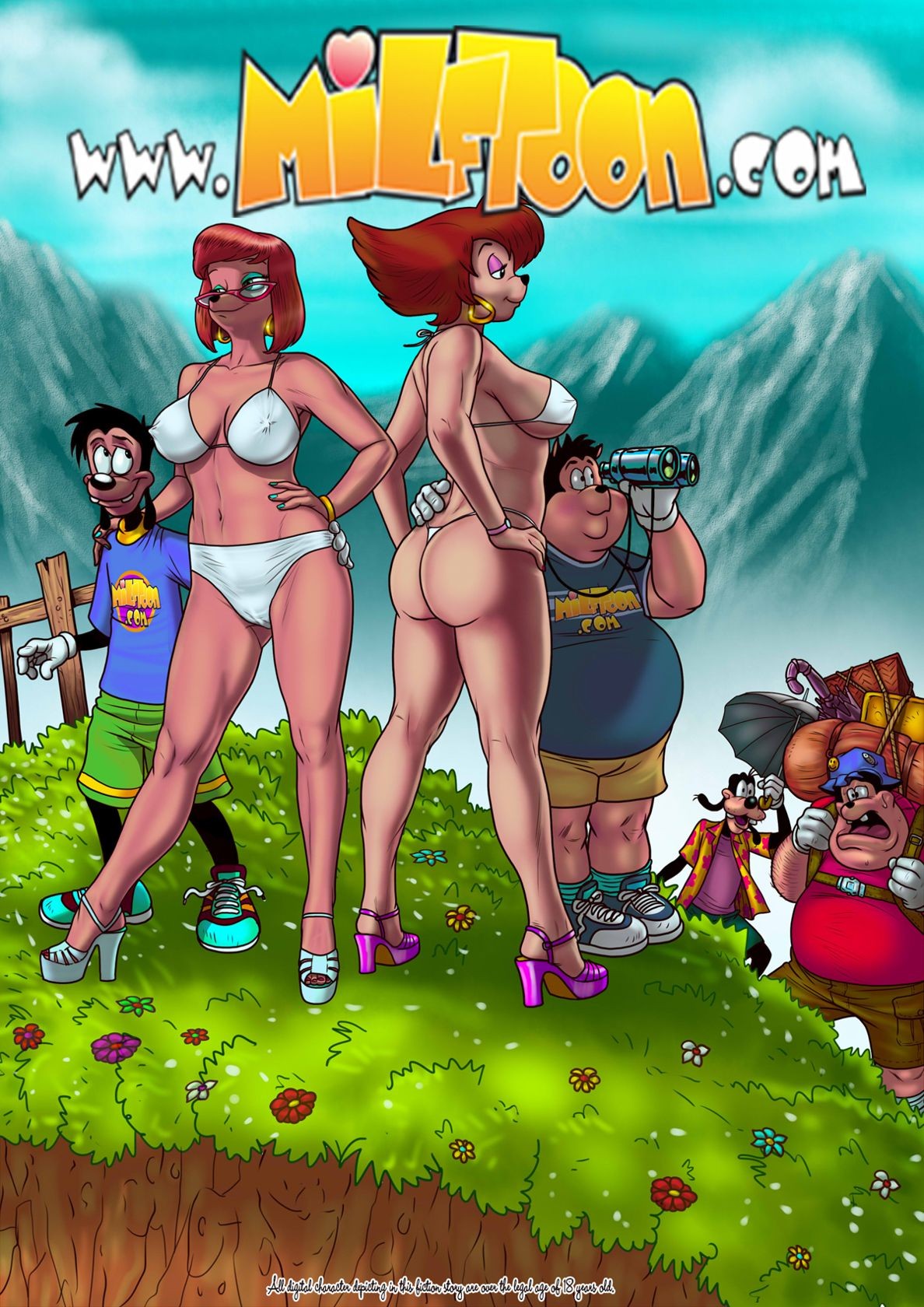 Goofy Vacation Hentai pt-br 03