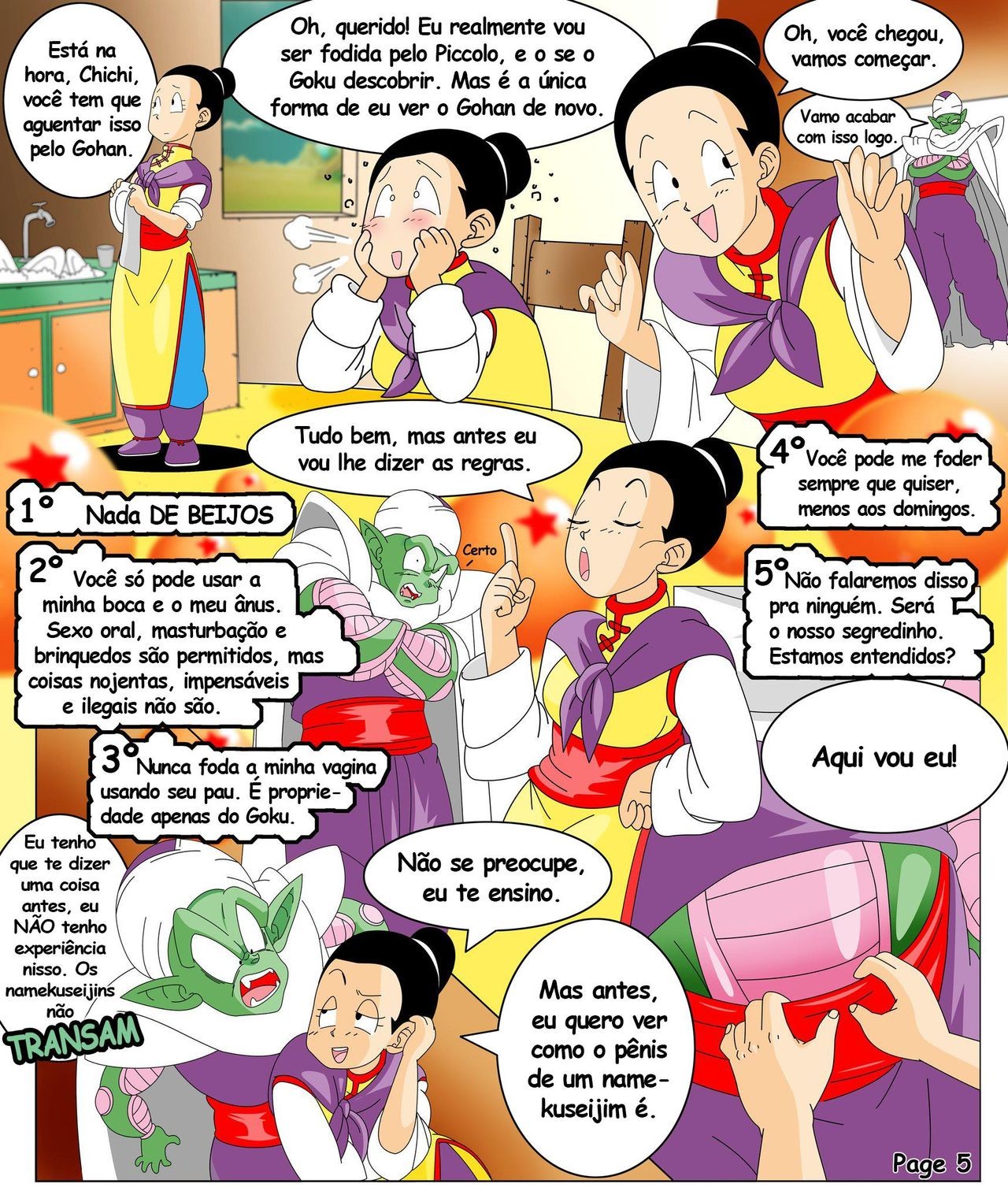 Dragon Ball Yamete: Chichi's Saga Hentai pt-br 05