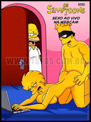 Os Simptoons: Sexo ao vivo na webcam