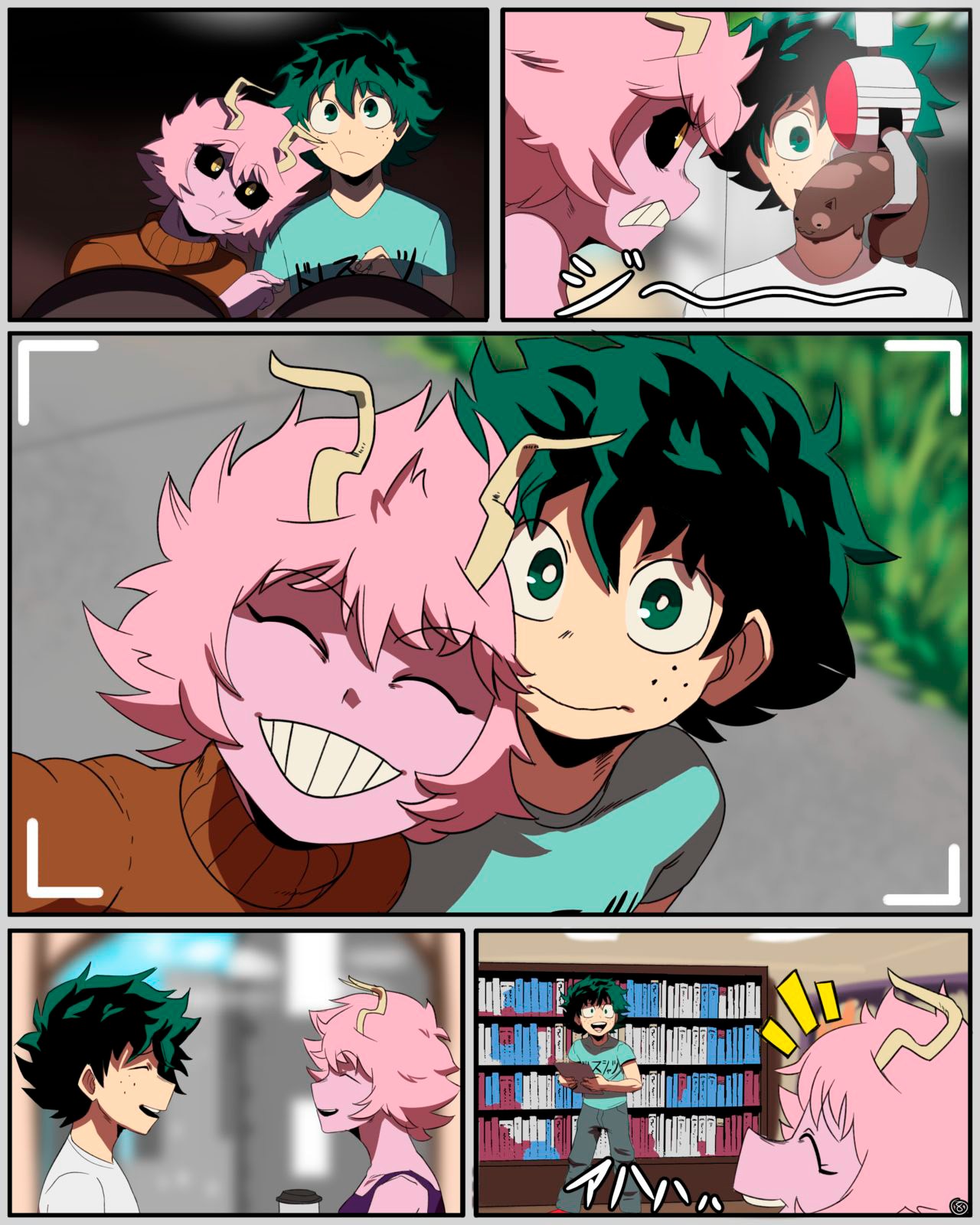 Mina x Izuku Comic  Hentai pt-br 09