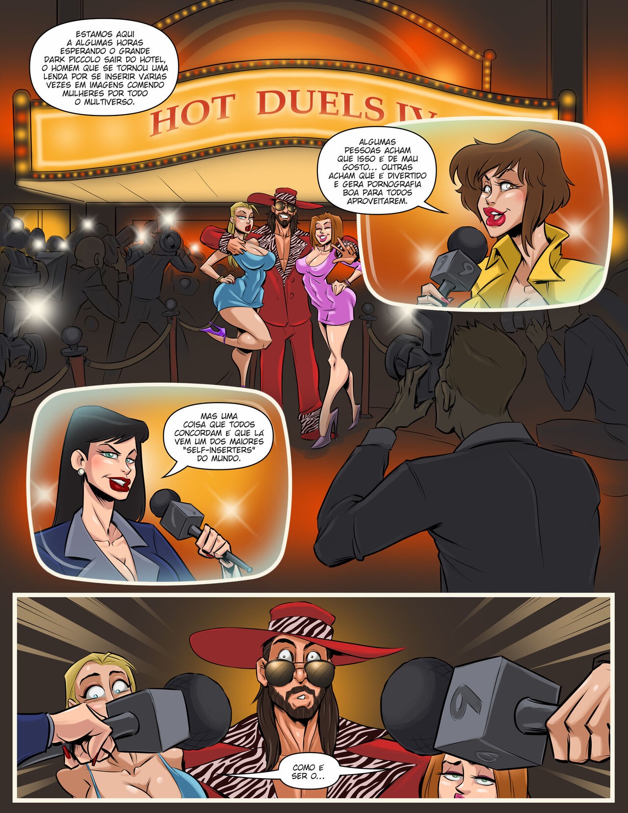 Hot Duels IV: April O'Neil vs Lois Lane Hentai pt-br 02