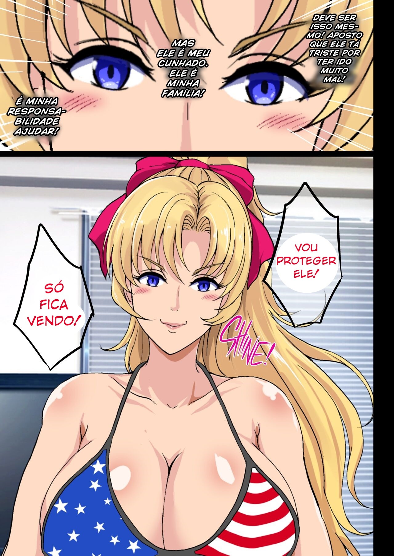 Blond Sister-in-Law NTR Hentai pt-br 08