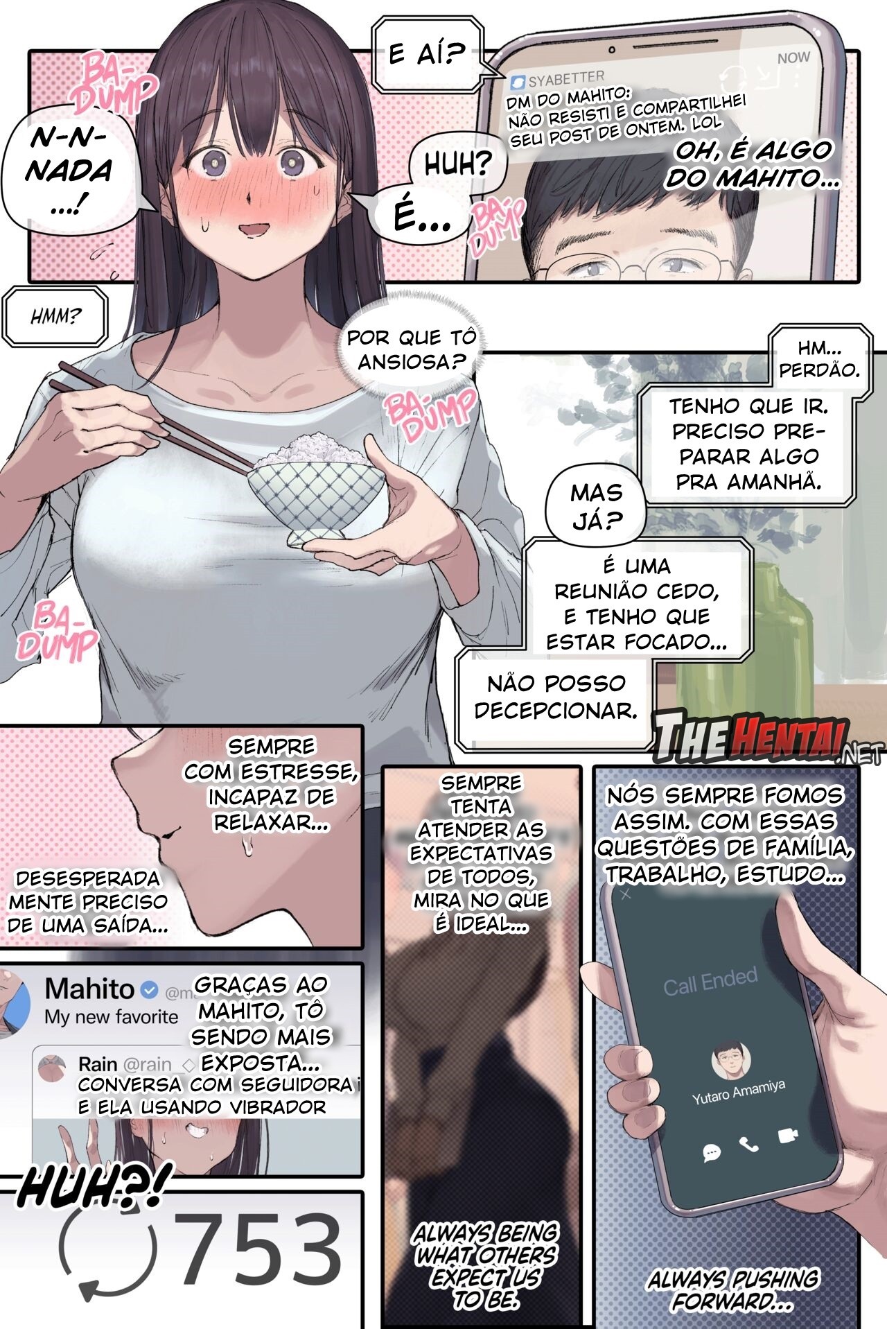 Touko Amamiya: Wife, Scholar, Professor In HEAT Hentai pt-br 15