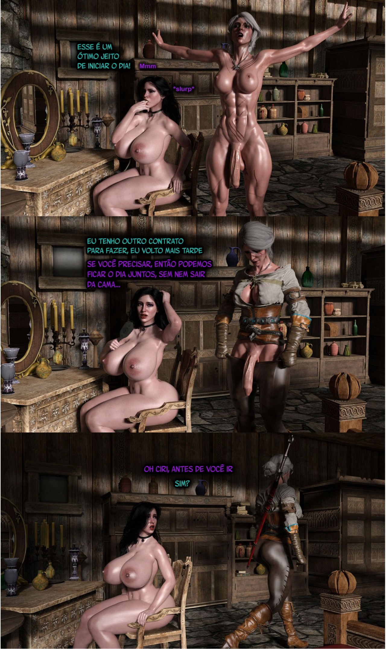 Yennerfer's Ritual Hentai pt-br 48