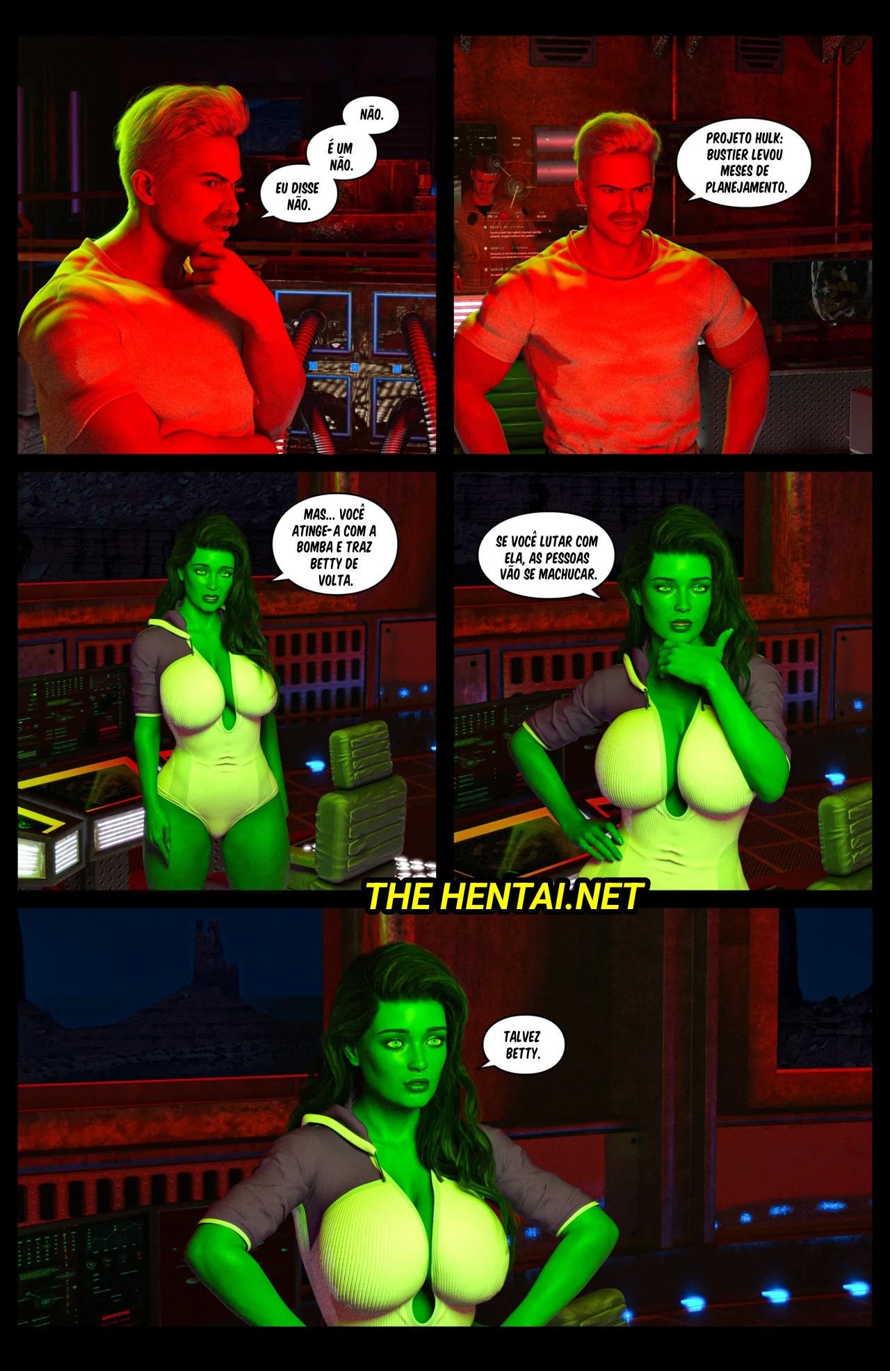 Hulk: Bustier Part 4 Hentai pt-br 08