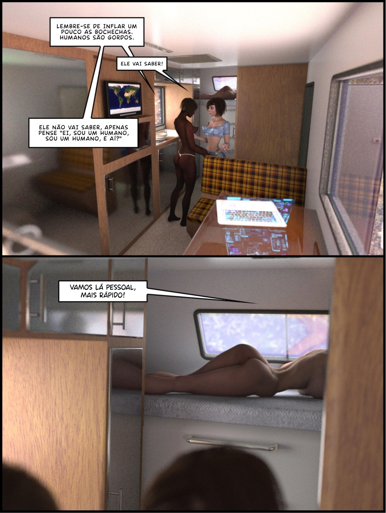 One Human, Being: Contact! Hentai pt-br 03