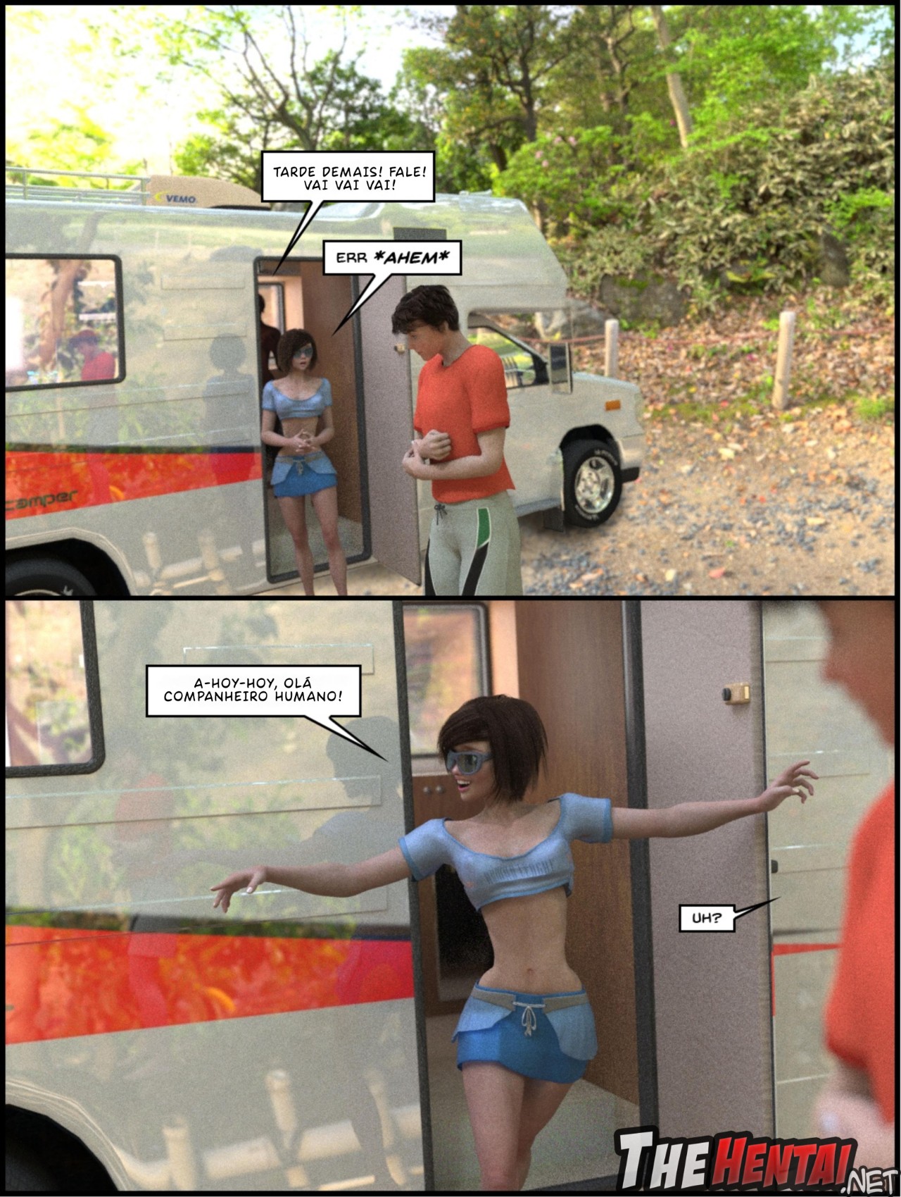 One Human, Being: Contact! Hentai pt-br 07