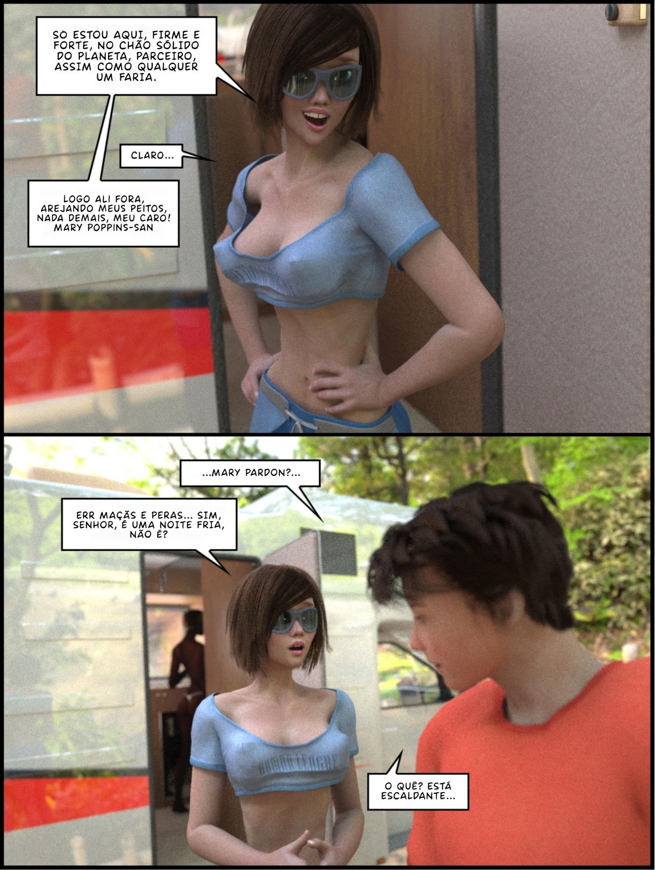 One Human, Being: Contact! Hentai pt-br 08