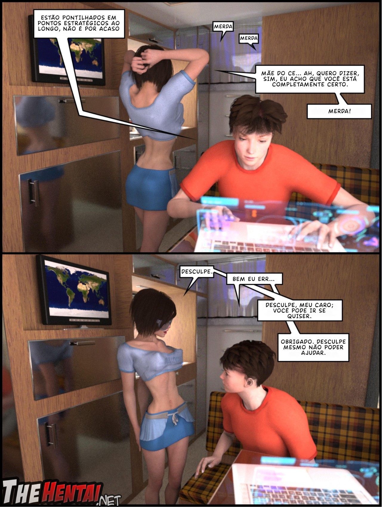 One Human, Being: Contact! Hentai pt-br 16