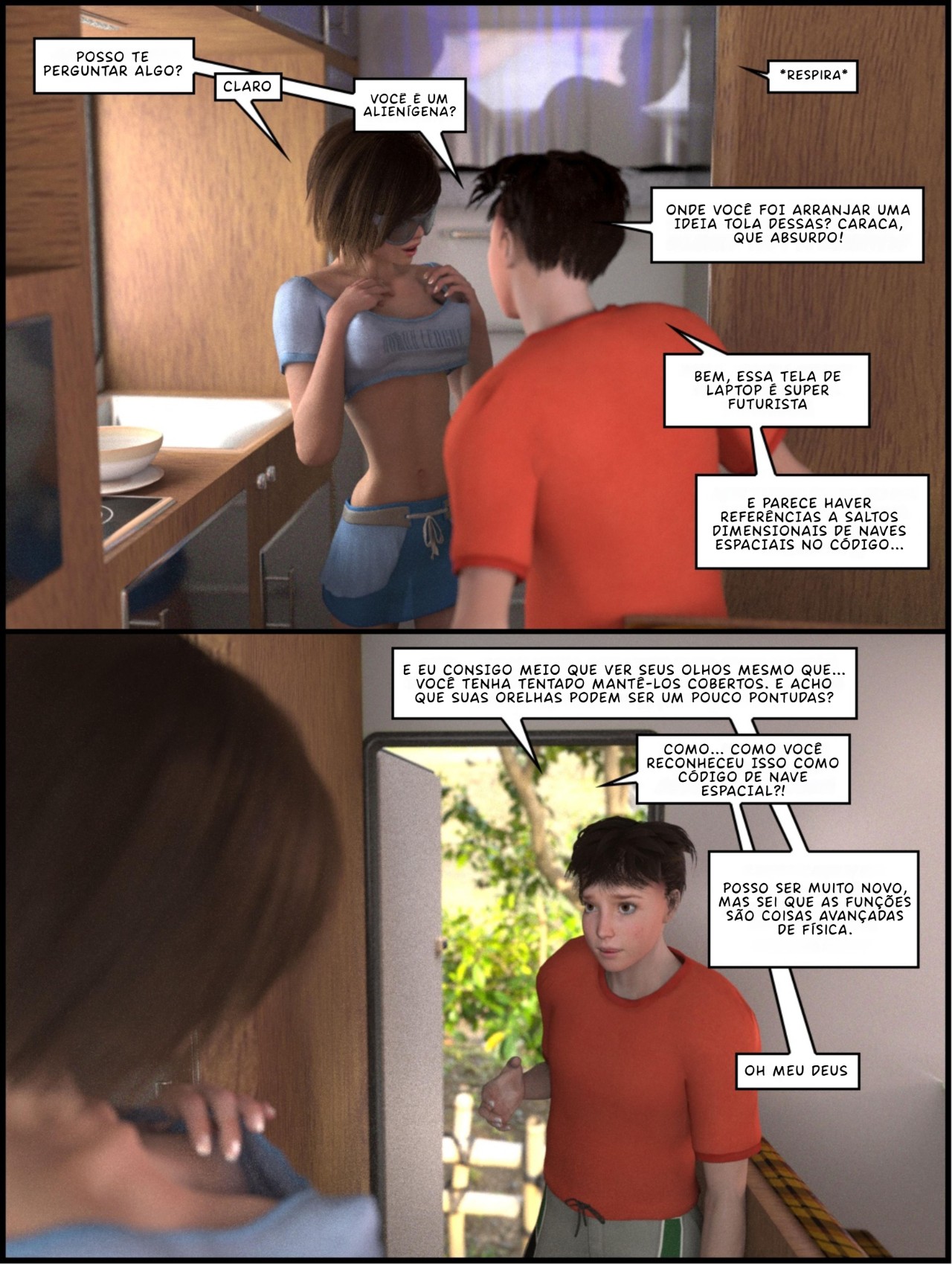 One Human, Being: Contact! Hentai pt-br 17