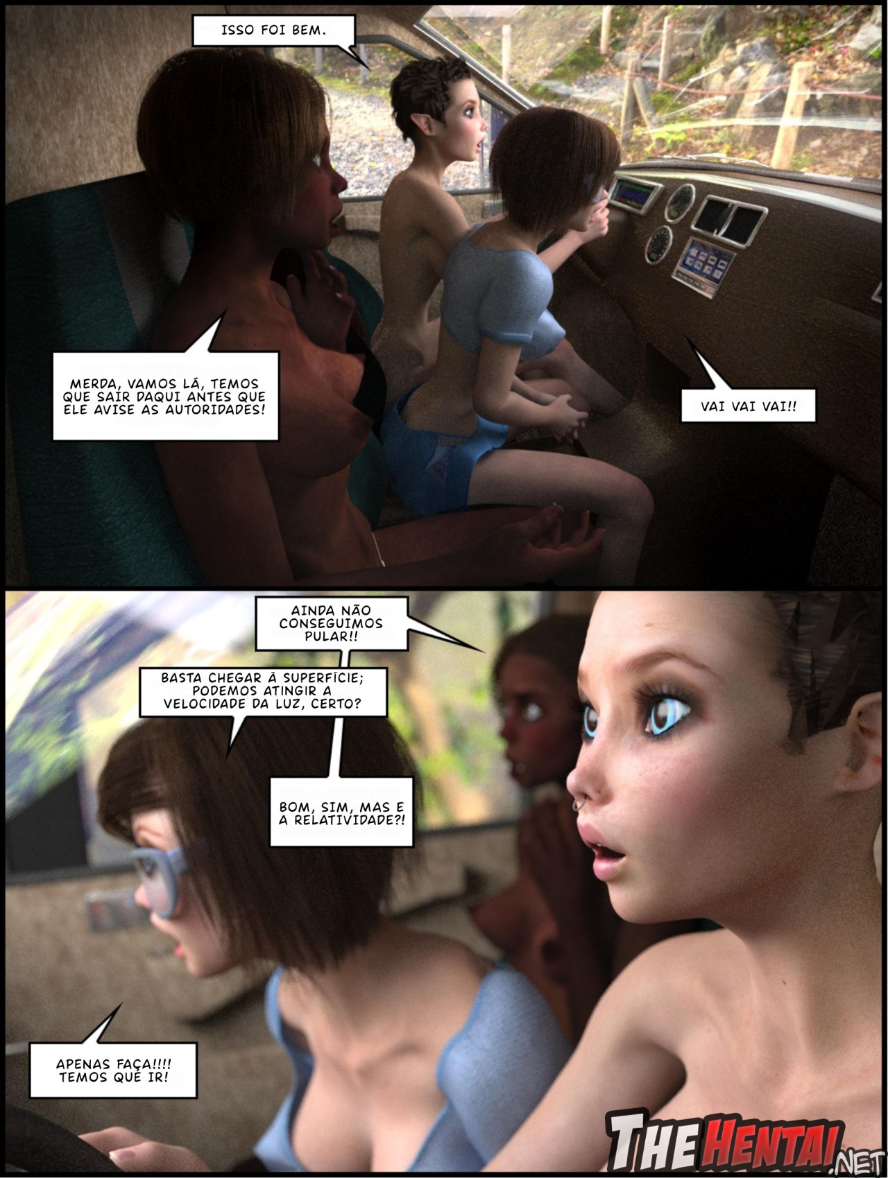 One Human, Being: Contact! Hentai pt-br 19