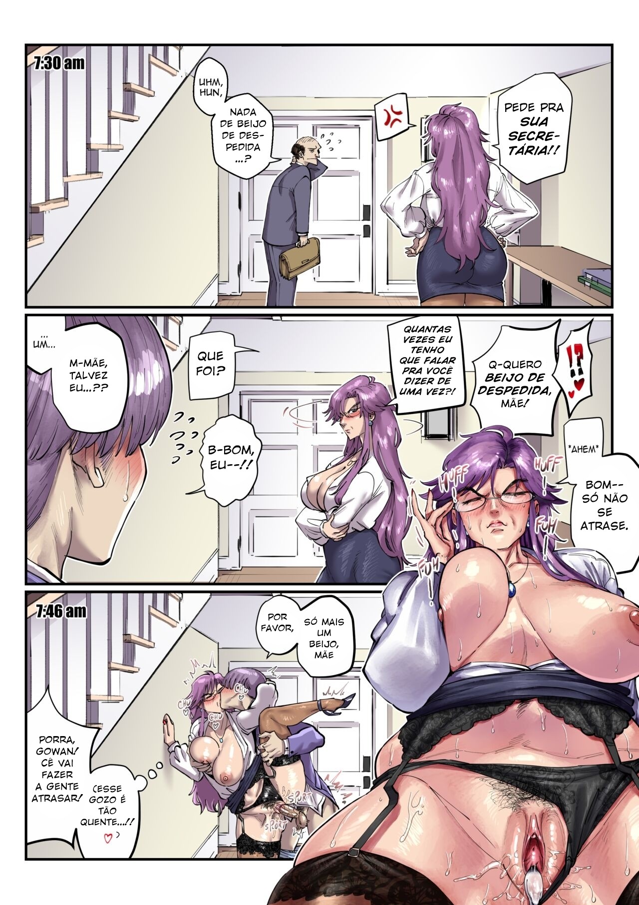 A Strict Mother's Daily Routine Hentai pt-br 04