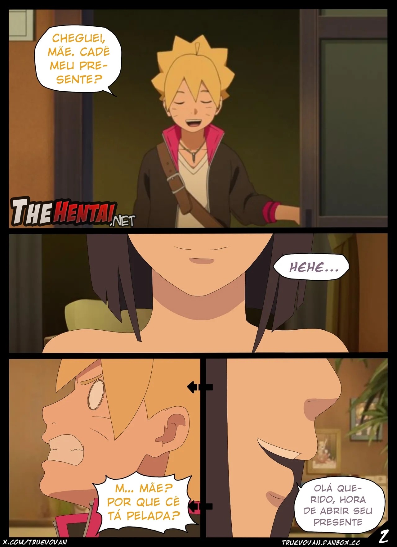Boruto's Christmas Night Hentai pt-br 03