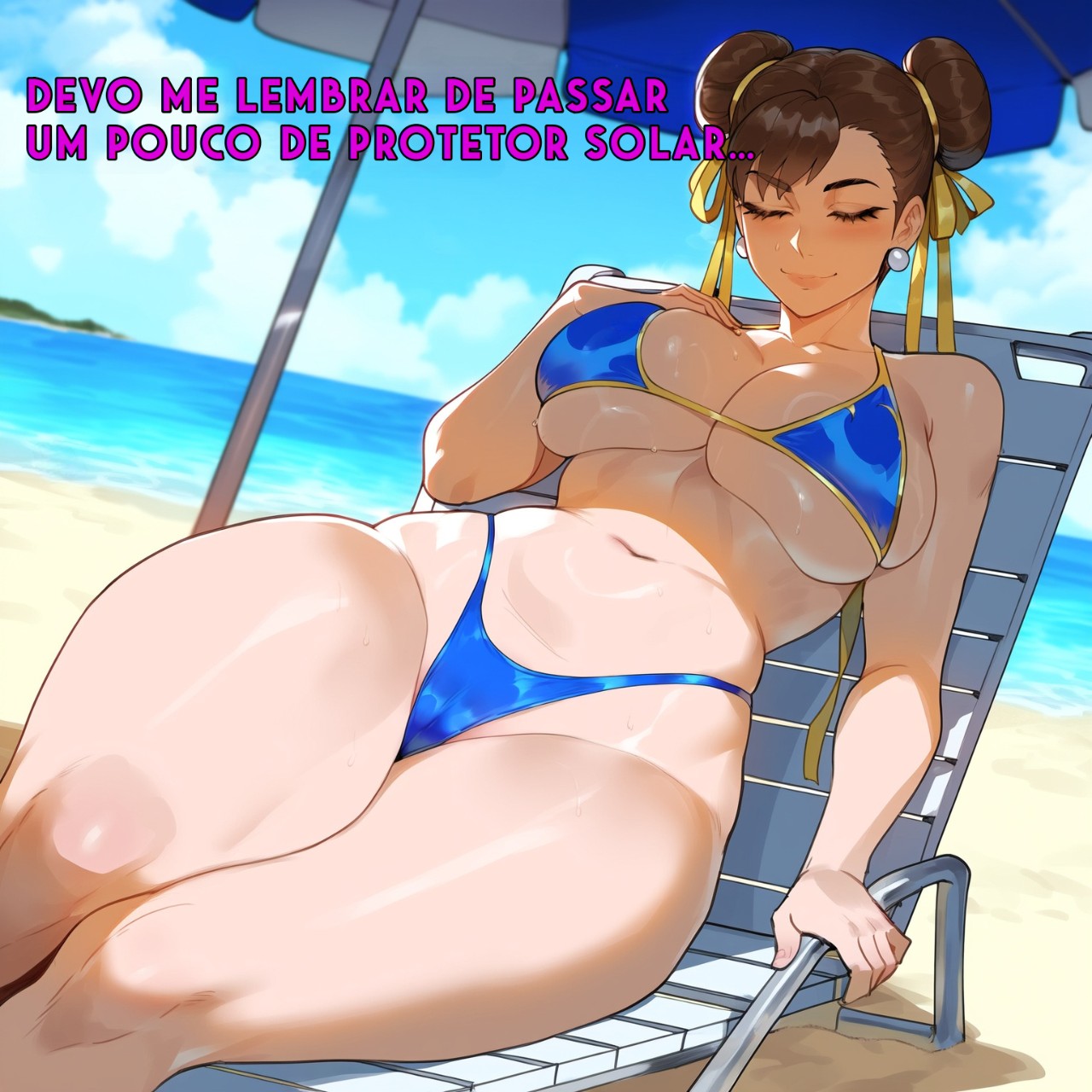 Chun-Li's Vacation In America Hentai pt-br 05