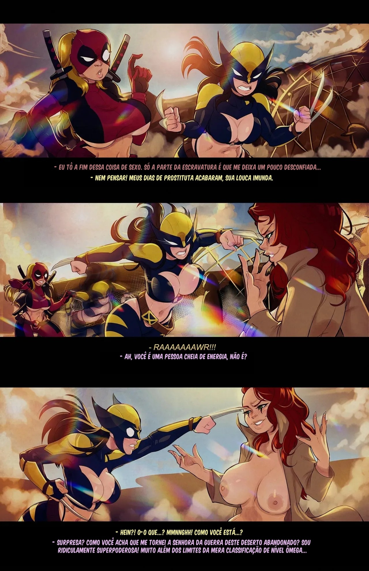 Lady Deadpool And Wolverine Lady Hentai pt-br 06