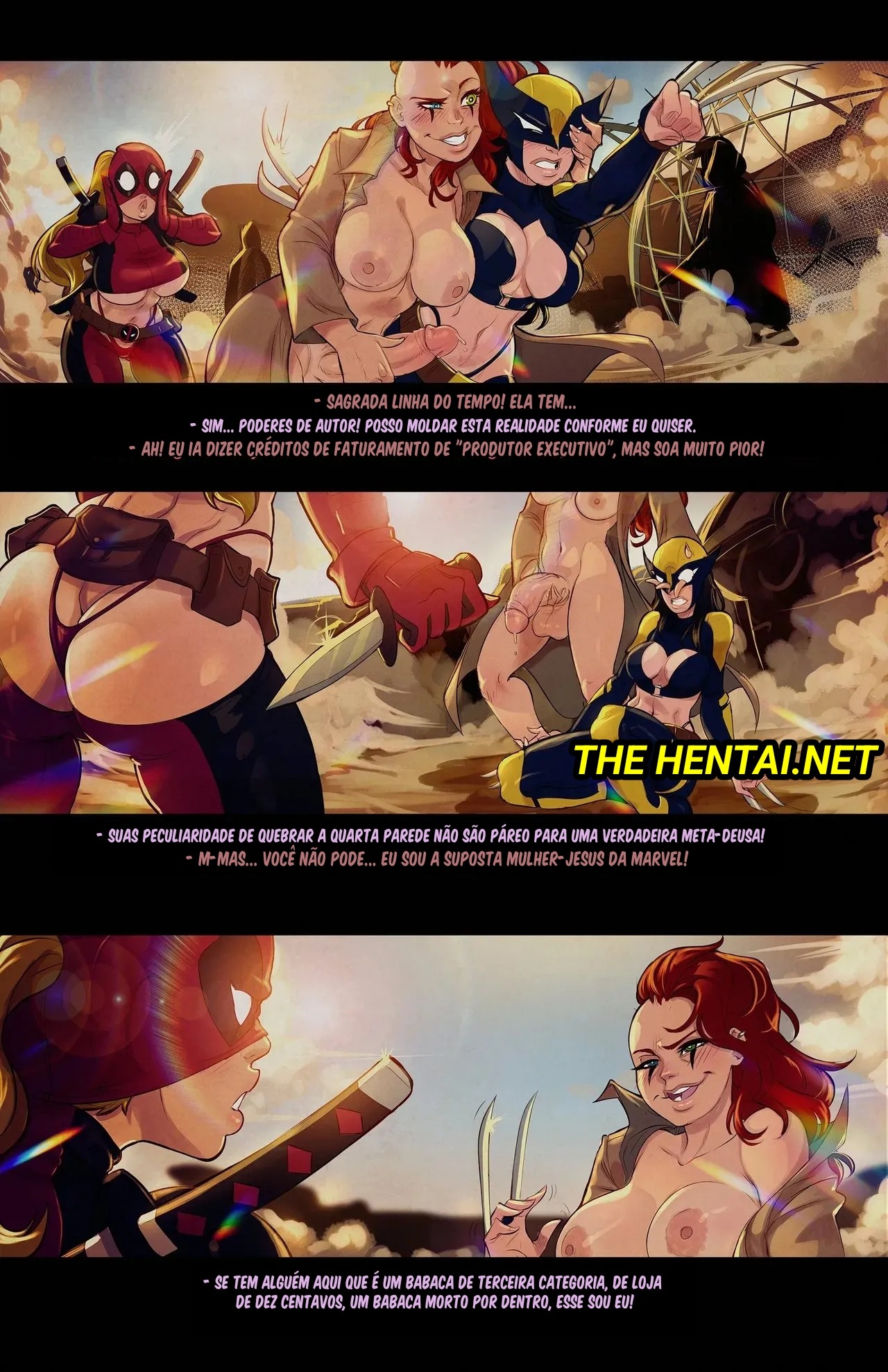 Lady Deadpool And Wolverine Lady Hentai pt-br 07