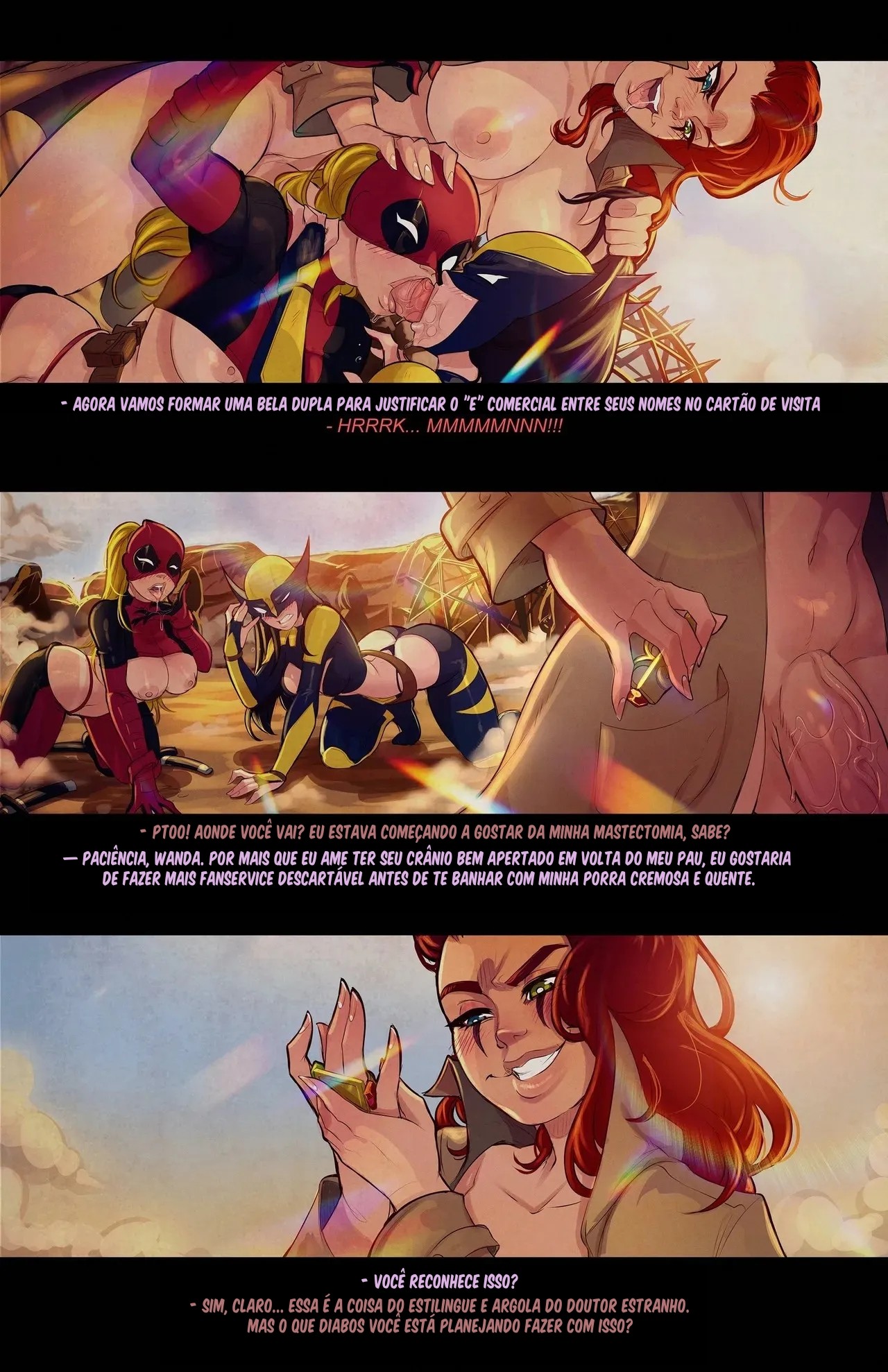 Lady Deadpool And Wolverine Lady Hentai pt-br 11
