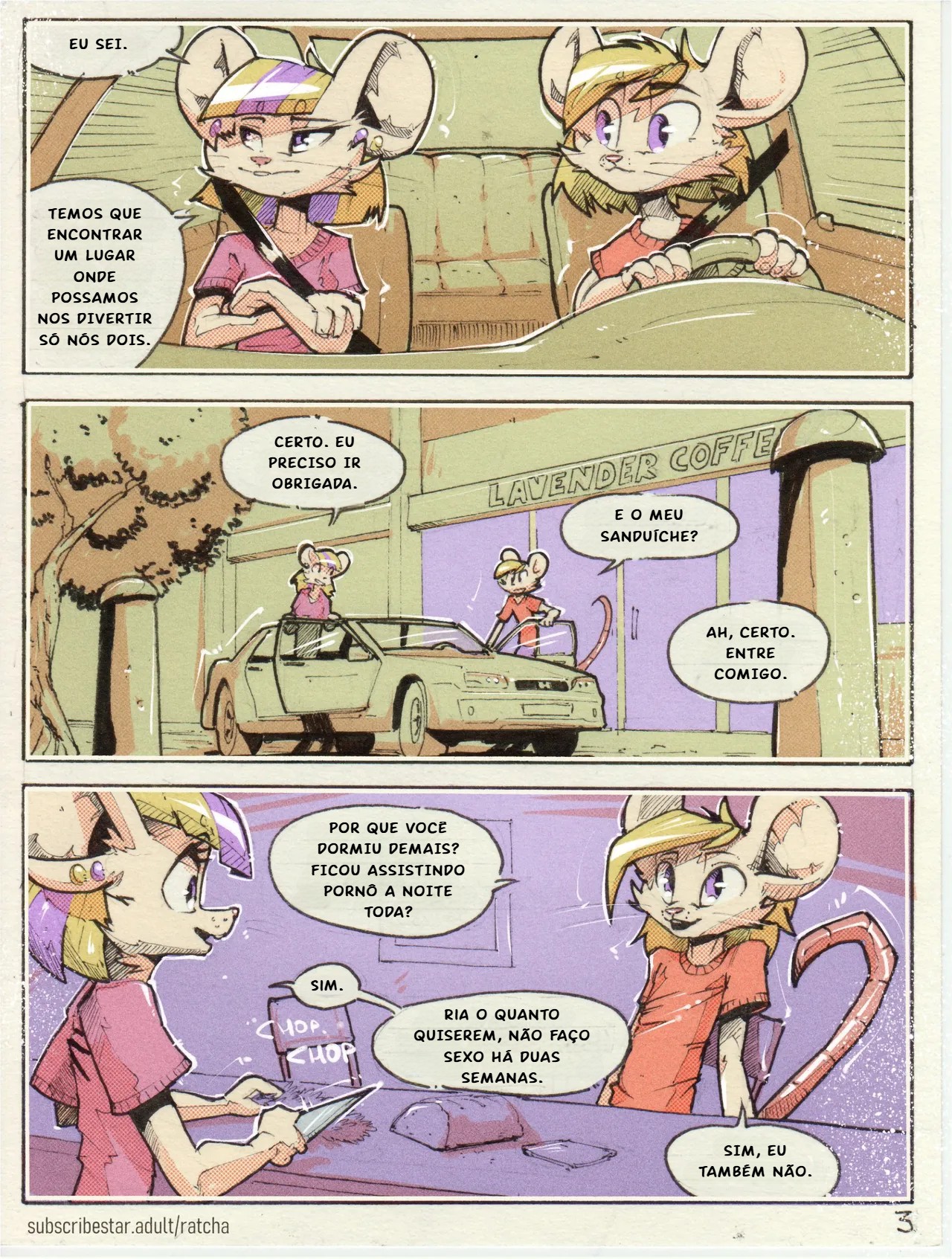 Lavender Coffee Hentai pt-br 03