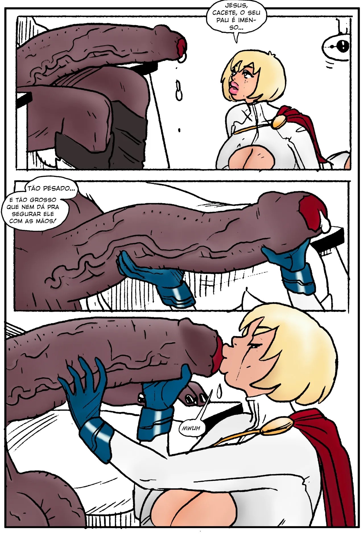 Power Girl Decimated  Hentai pt-br 17