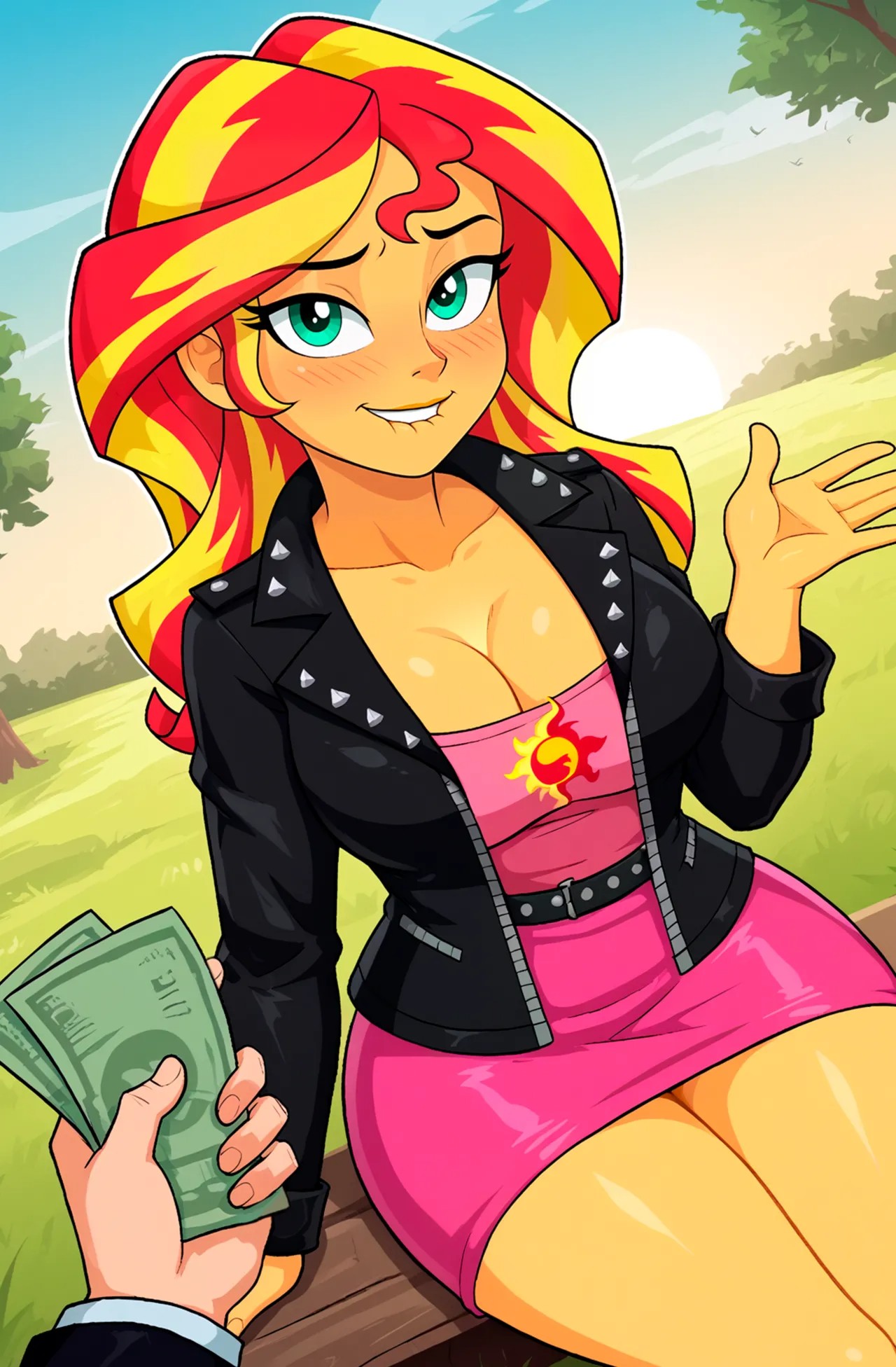 Sunset's Price Sunset Shimmer Sex For Cash: Mini Comic  Hentai pt-br 02