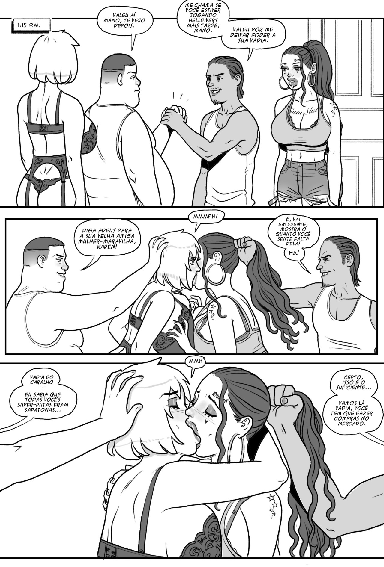Bang My Bully: Power Girl Gets Bullied Hentai pt-br 51
