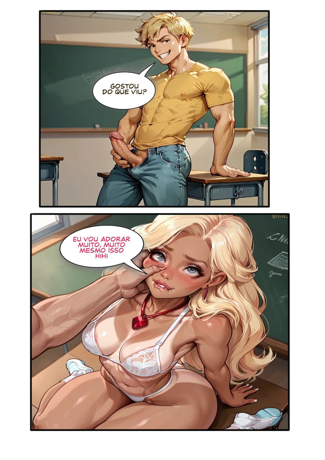 Brains To Bimbo Full Hentai pt-br 07