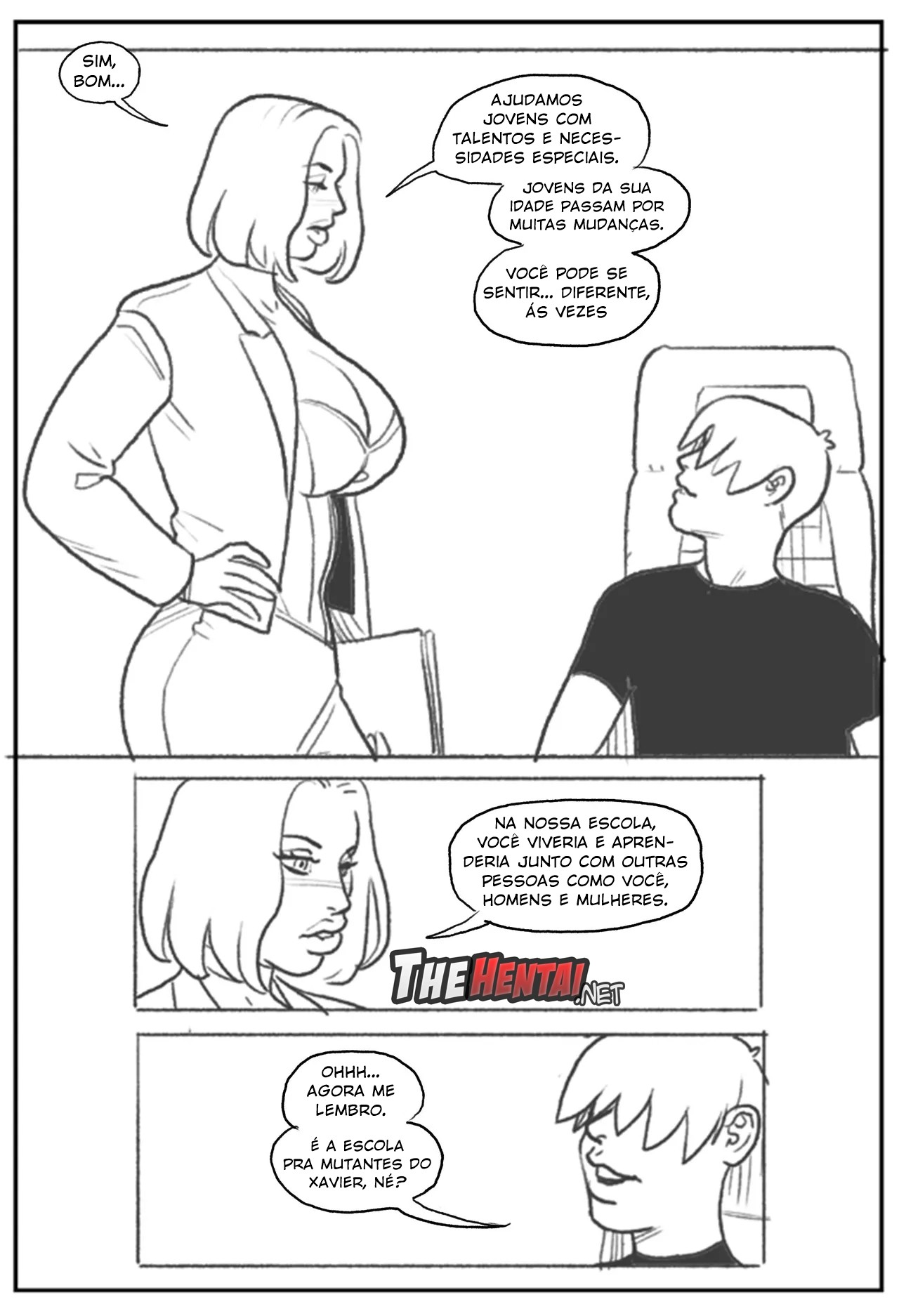 Emma Frost Bimbofication Hentai pt-br 12