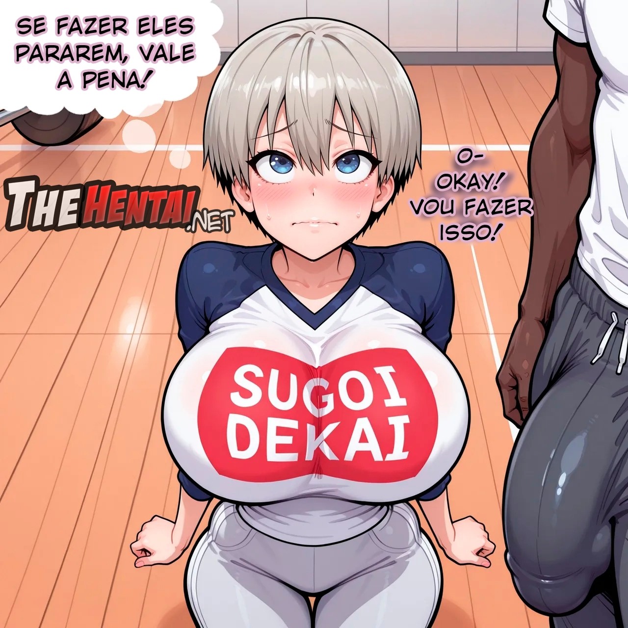 Gets Some Special Attention From The College Gym Coach Hentai pt-br 06