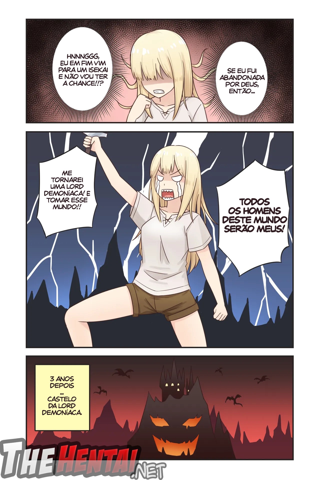 I Turned Into a Girl But NO ONE Fucks Me! Hentai pt-br 63