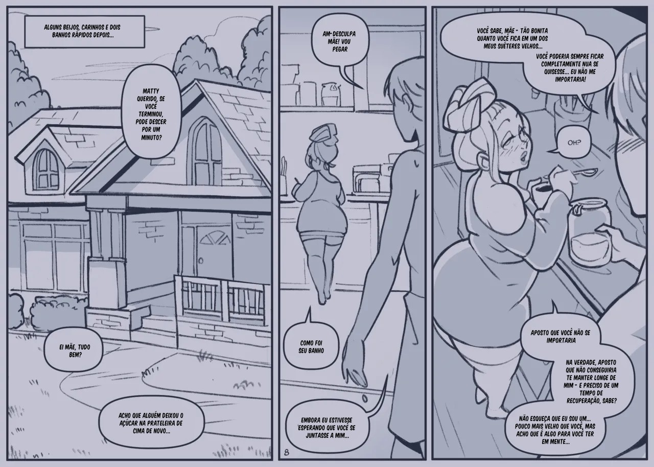 Mom Goes Commando Part 2 Hentai pt-br 06