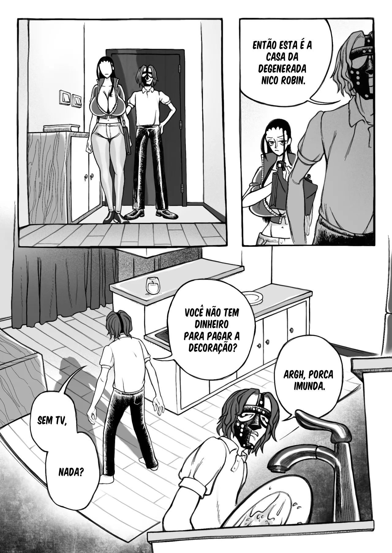 Nico Robin Fucked a Horse And Now I'm Blackmailing Her. Hentai pt-br 12