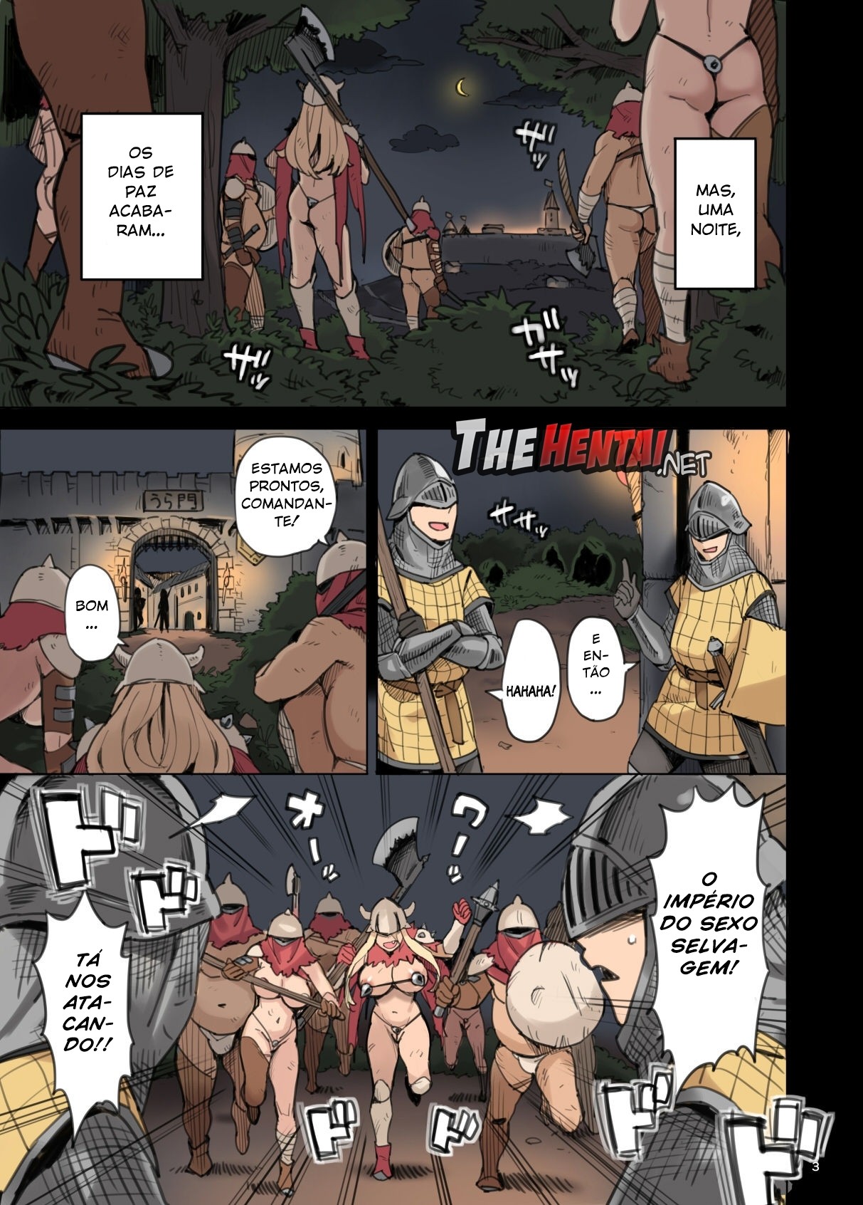 Raid From The Wild Sex Empire!!: Lewd Escape Part Hentai pt-br 03