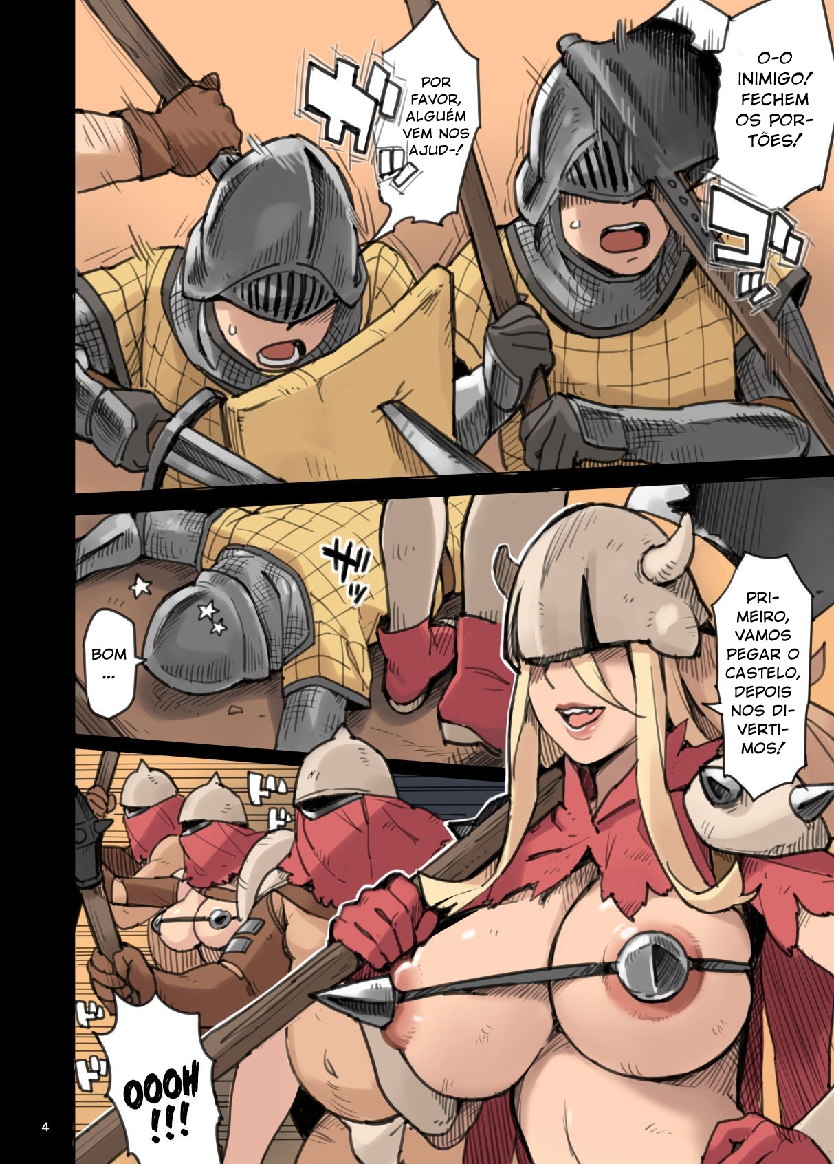 Raid From The Wild Sex Empire!!: Lewd Escape Part Hentai pt-br 04