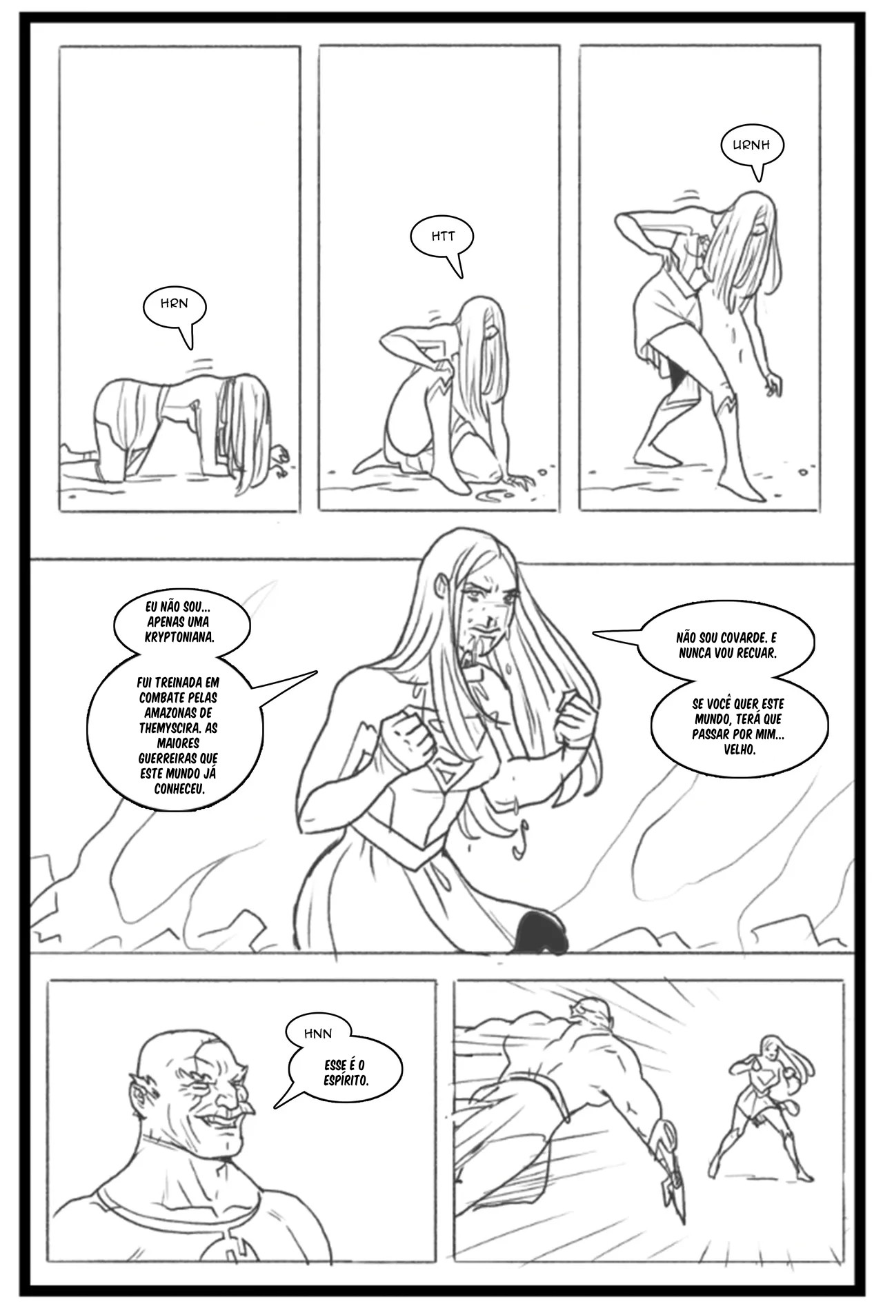 Supergirl vs Conquest Hentai pt-br 15