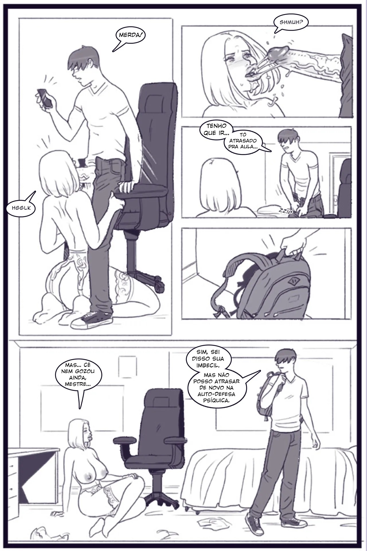 X Academy Bimbofied Hentai pt-br 05