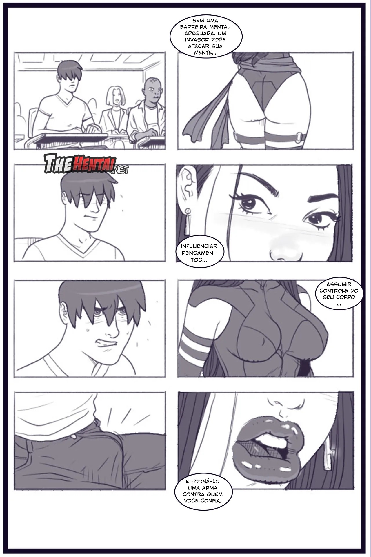 X Academy Bimbofied Hentai pt-br 09