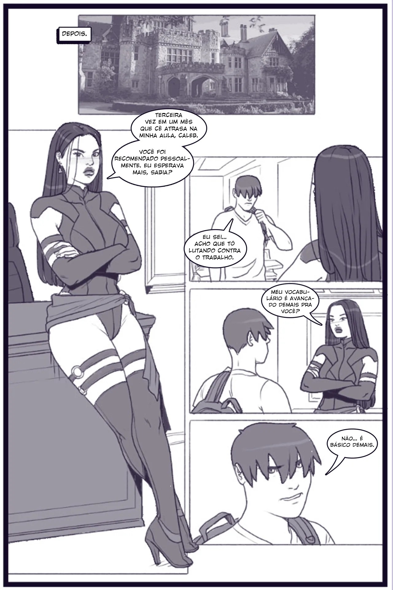 X Academy Bimbofied Hentai pt-br 10