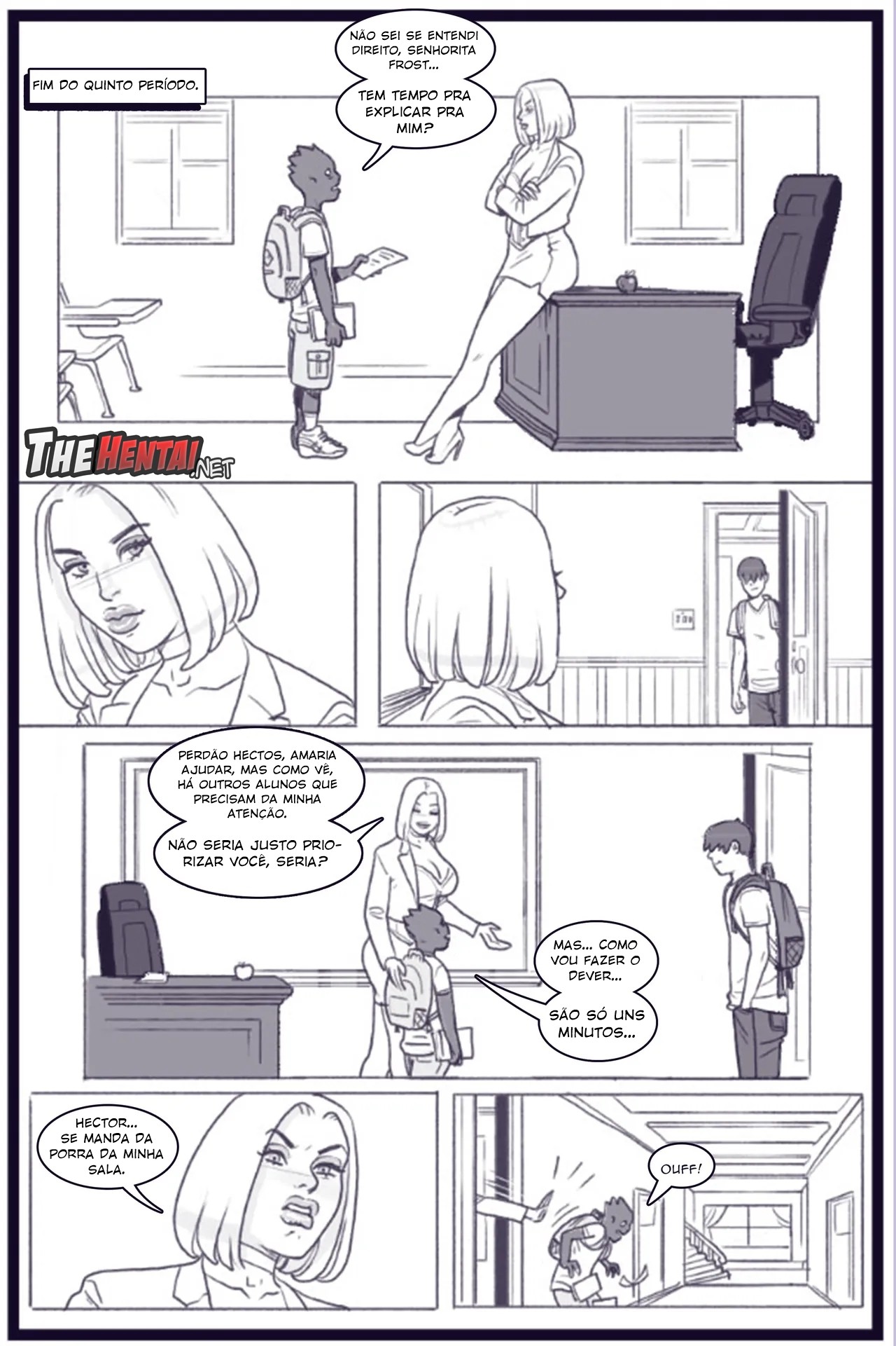 X Academy Bimbofied Hentai pt-br 18