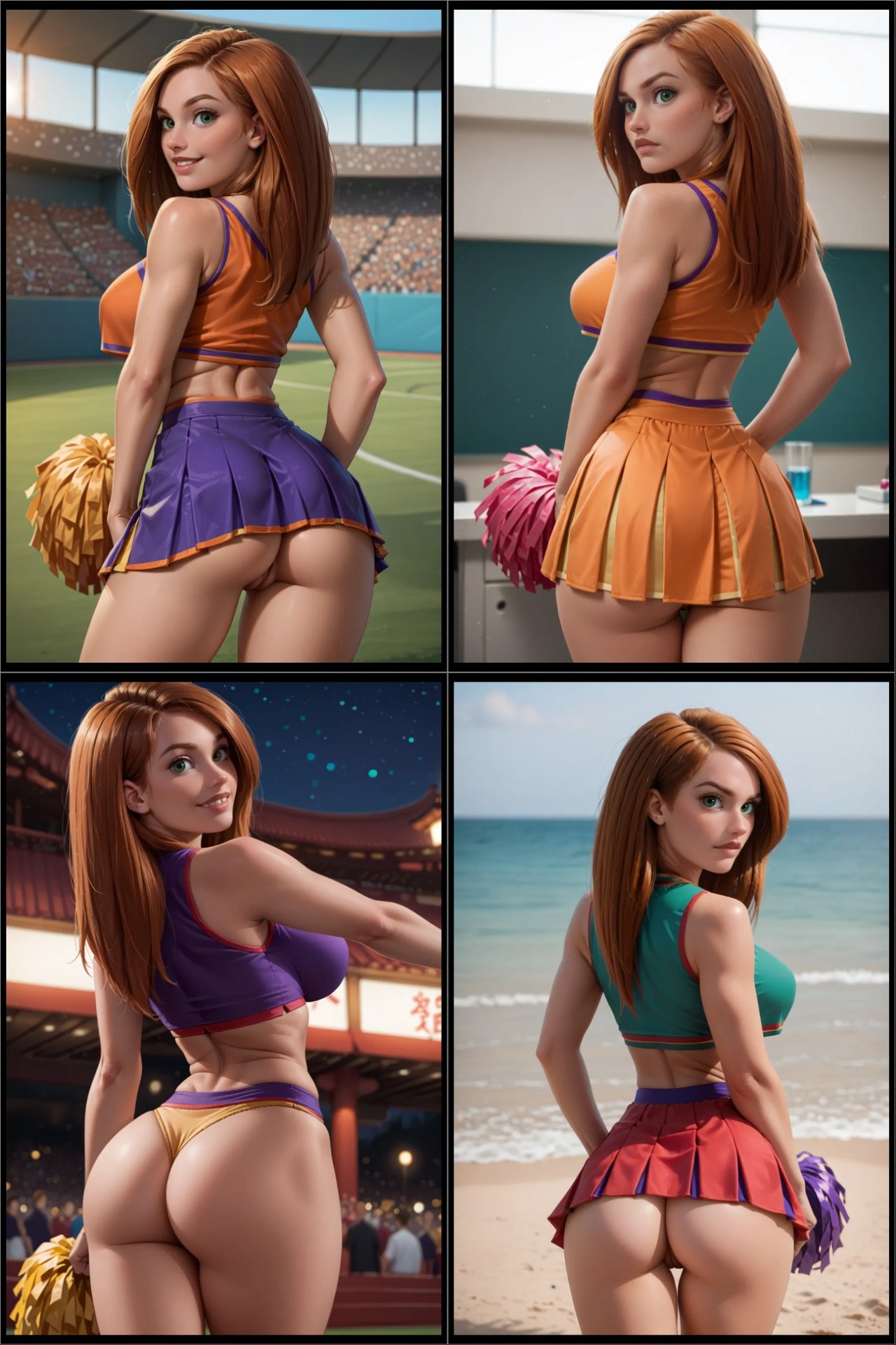 AI Generated: Kim Possible By EugenericAI Hentai pt-br 33