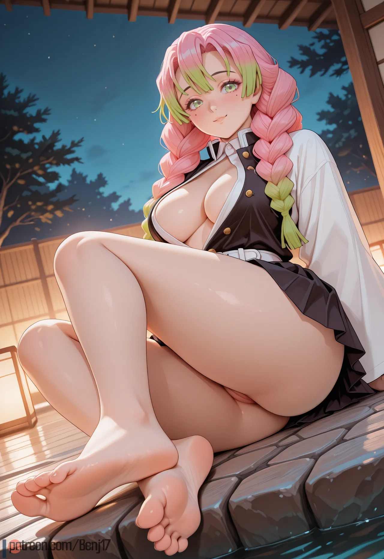 AI Generated: Mitsuri Kanroji Hentai pt-br 13