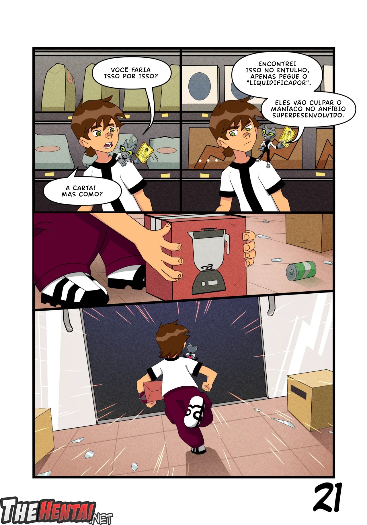 Ben 10: Chaquetrix Part 7 Hentai pt-br 22