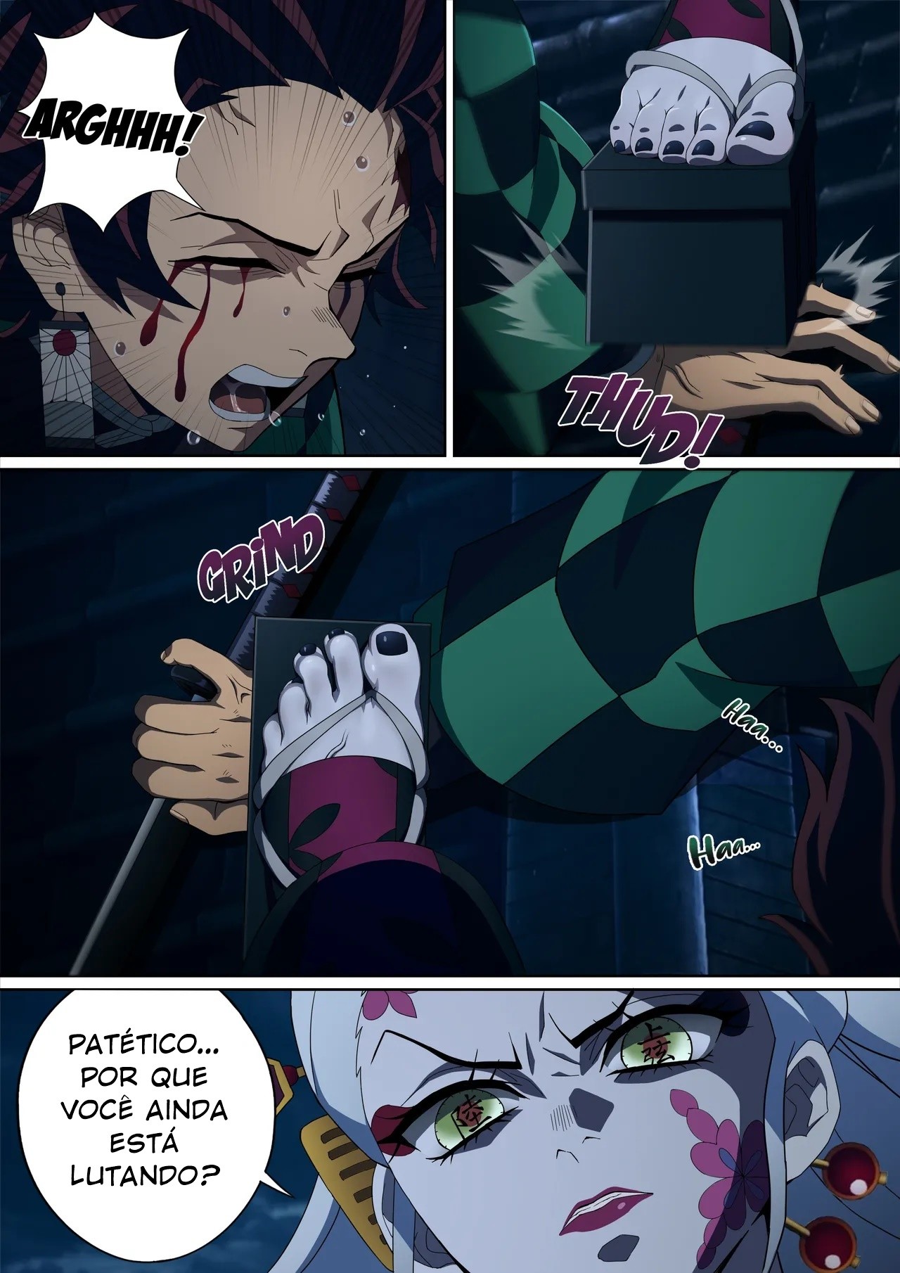 Daki's Blood Demon Art: Trample Hentai pt-br 04