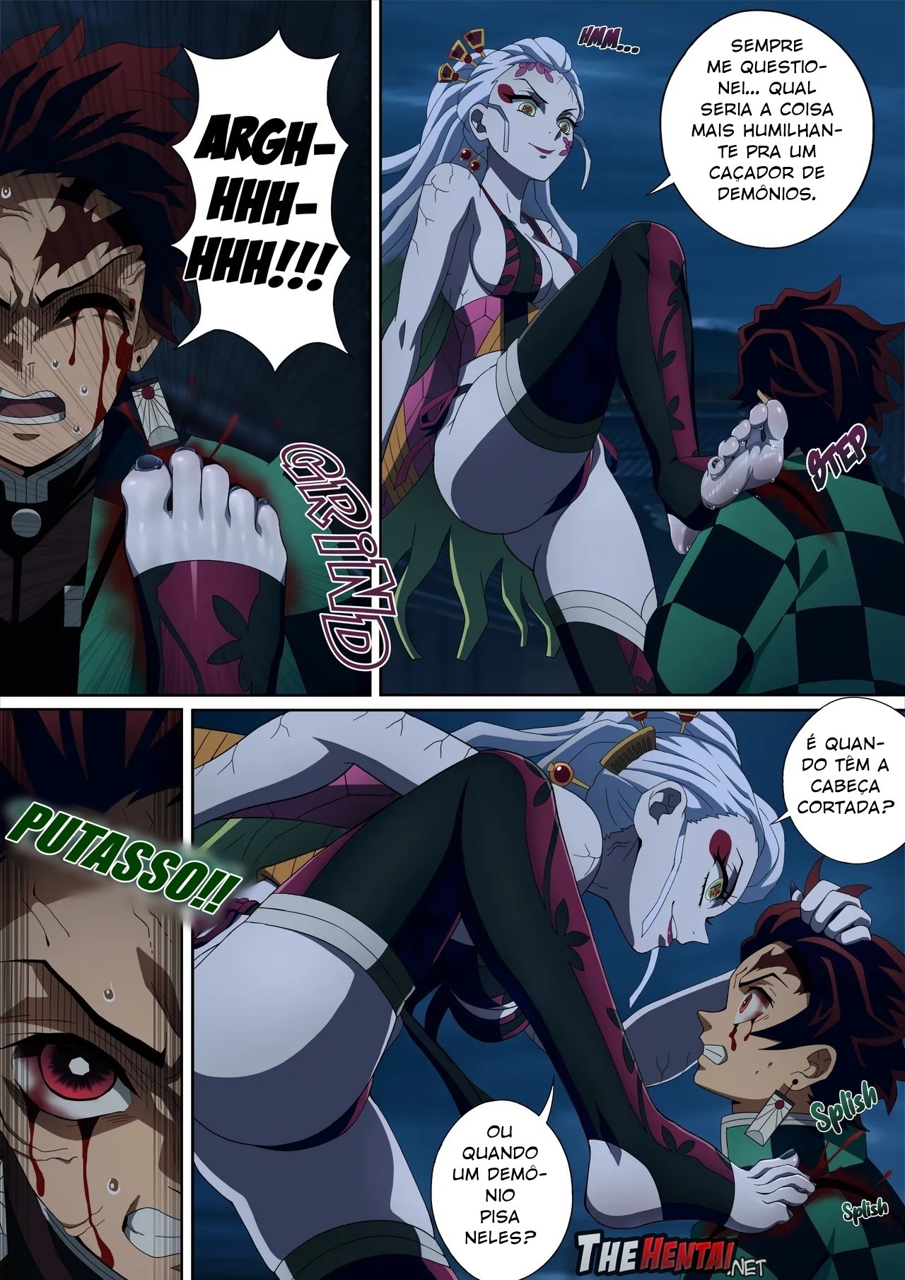 Daki's Blood Demon Art: Trample Hentai pt-br 06