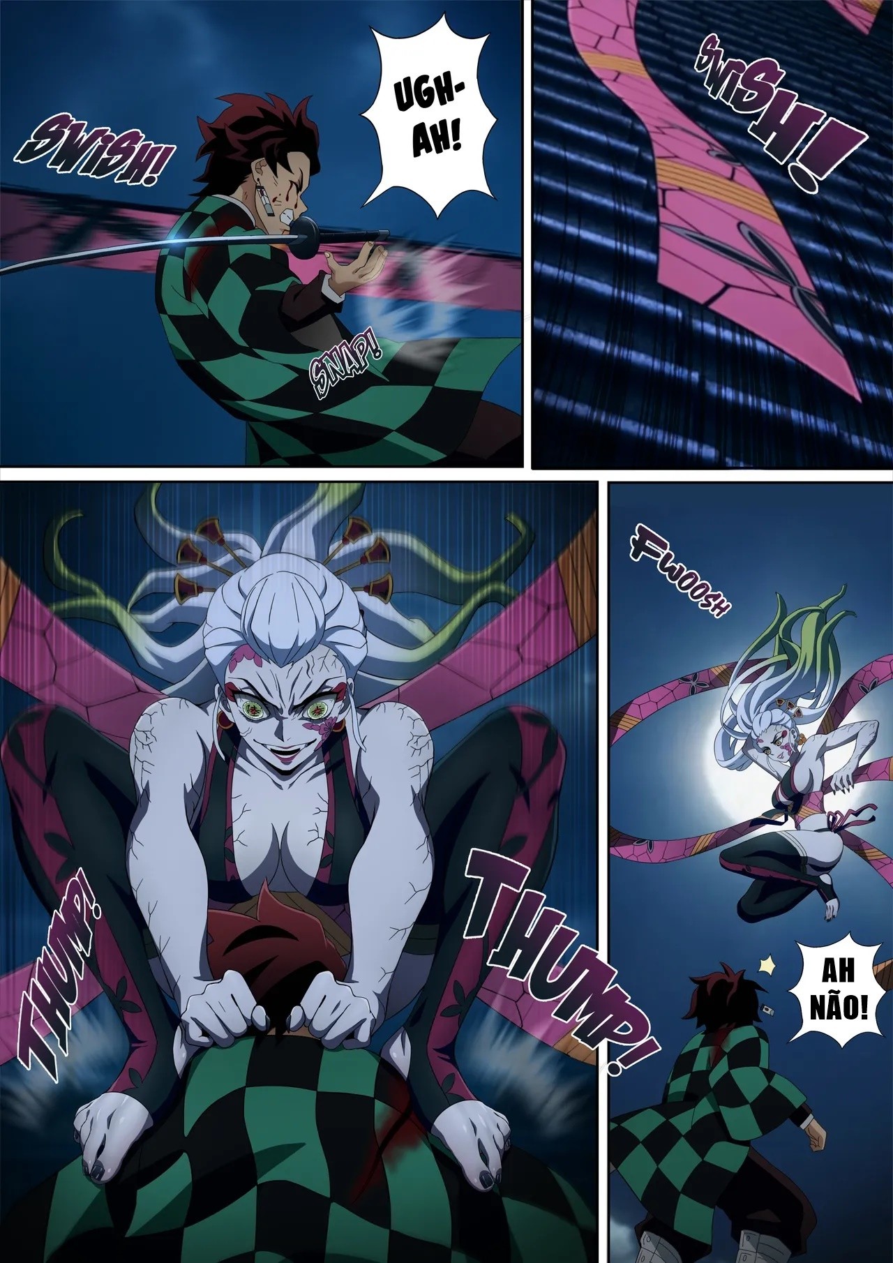 Daki's Blood Demon Art: Trample Hentai pt-br 08