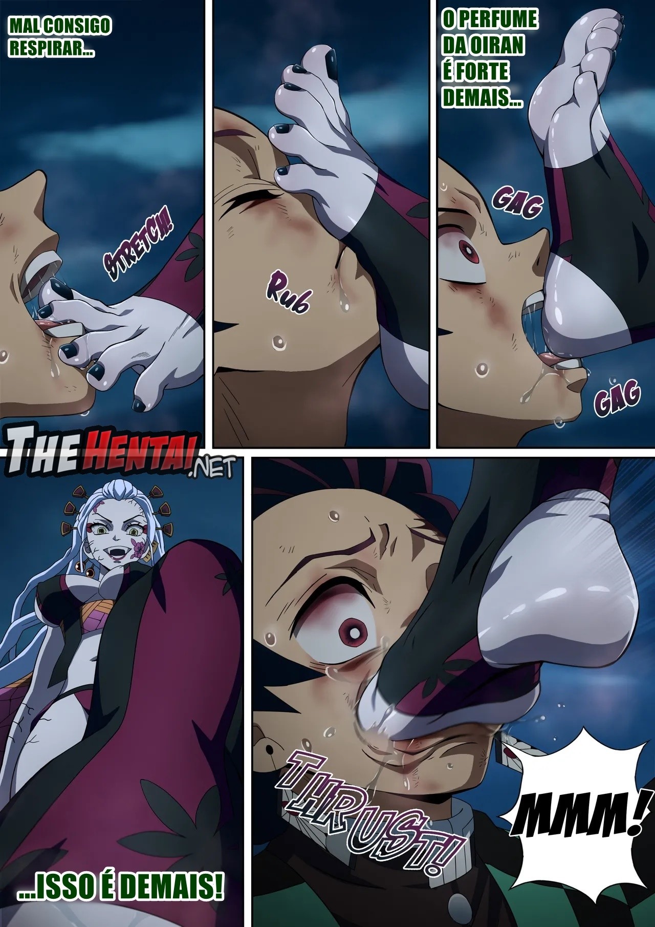 Daki's Blood Demon Art: Trample Hentai pt-br 15